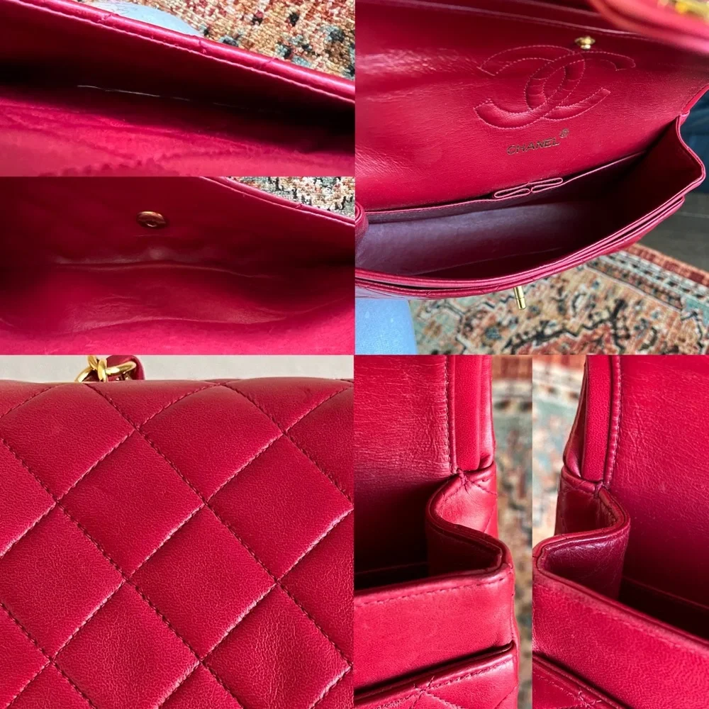 SOLD**Chanel Classic Vintage Medium Double Flap Bag - Picture 12 of 14